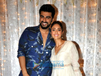 Cast and crew of the film 'Mubarakan' grace the promotions of the film at JW Marriott Juhu