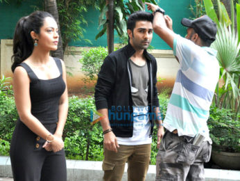 Debutants Aadar Jain and Anya Singh promote 'Qaidi Band'
