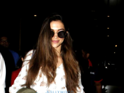 Deepika Padukone snapped arriving from Bangalore
