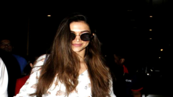 Deepika Padukone snapped arriving from Bangalore