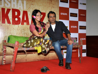 Nawazuddin Siddiqui and Divya Dutta grace the first look launch of 'Babumoshai Bandookbaaz'