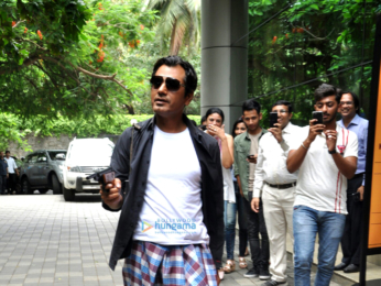 Nawazuddin Siddiqui and Divya Dutta grace the first look launch of 'Babumoshai Bandookbaaz'