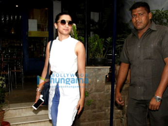 Jackky Bhagnani and Gauahar Khan snapped at The Kitchen Garden