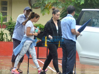 Kareena Kapoor Khan, Amrita Arora snapped at the gym today