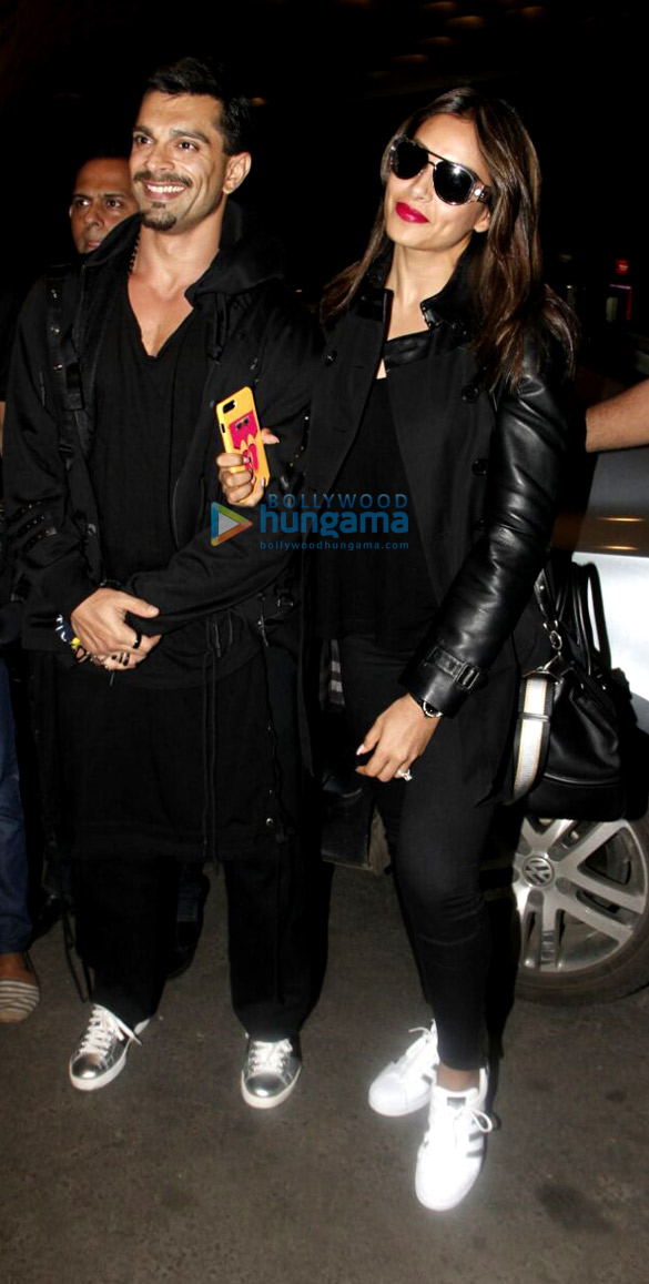 katrina kaif aditya roy kapoor dia mirza and bipasha basu depart for iifa awards which is to be held in new york 4