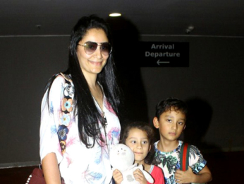 Manyata Dutt and Zayed Khan snapped at the airport