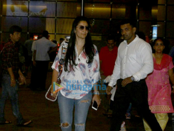 Manyata Dutt and Zayed Khan snapped at the airport