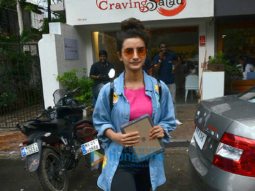 Patralekha and Rajkumar Rao snapped at Sequel in Bandra