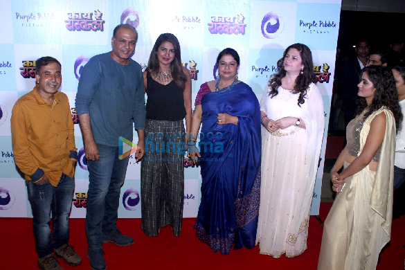 Priyanka Chopra spotted with other celebs at the special screening of her Marathi film ‘Kay Re Rascala’