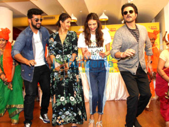 Promotions of the film 'Mubarakan' at Radio Mirchi 98.3 FM's office