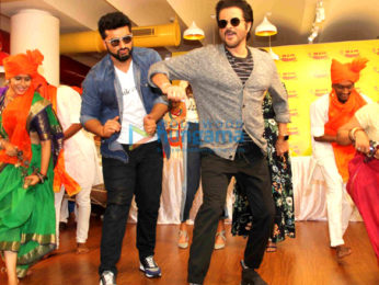 Promotions of the film 'Mubarakan' at Radio Mirchi 98.3 FM's office
