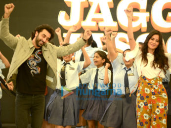 Ranbir Kapoor and Katrina Kaif promote their film Jagga Jasoos at Ryan International School