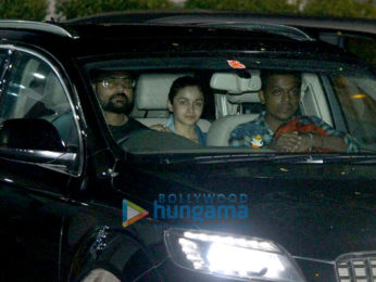 Ranveer Singh and Alia Bhatt arrive from Delhi