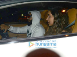 Ranveer Singh and Deepika Padukone snapped on his birthday today in his gleaming new Aston Martin car
