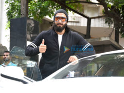 Ranveer Singh poses with his birthday present, Aston Martin