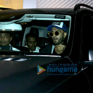 Ranveer Singh snapped post his gym session