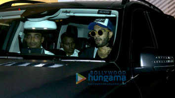 Ranveer Singh snapped post his gym session