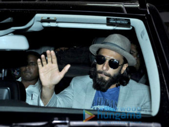 Ranveer Singh and Ileana D'Cruz snapped at Sunny Super sound post dubbing