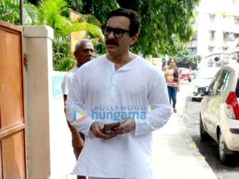 Saif Ali Khan and Sidharth Malhotra snapped in Bandra