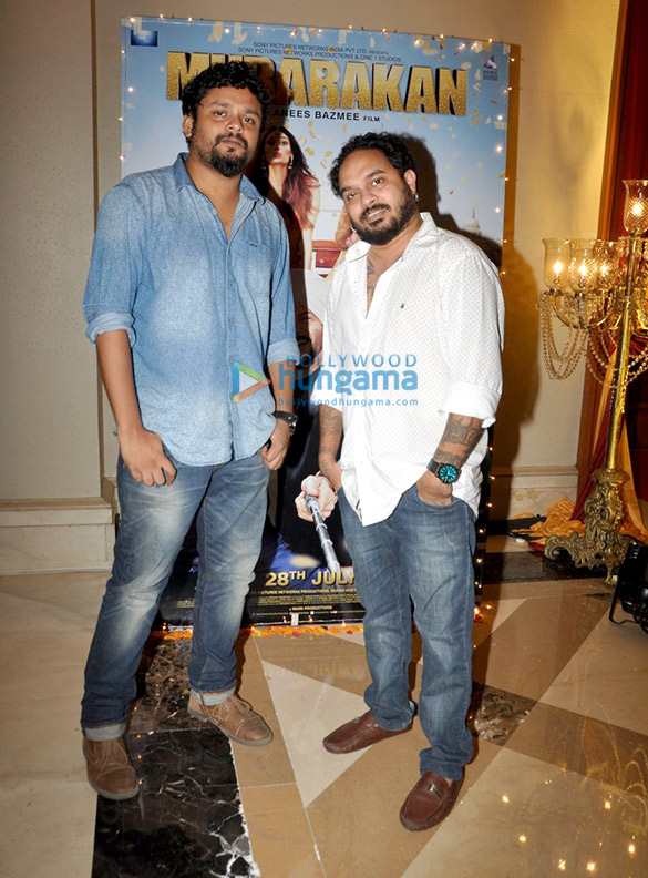 sangeet ceremony with the cast and crew of mubarakan 12