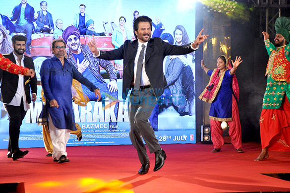 sangeet ceremony with the cast and crew of mubarakan 7