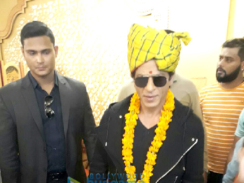 Shah Rukh Khan receives a royal welcome in Rajasthan