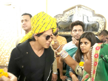 Shah Rukh Khan receives a royal welcome in Rajasthan