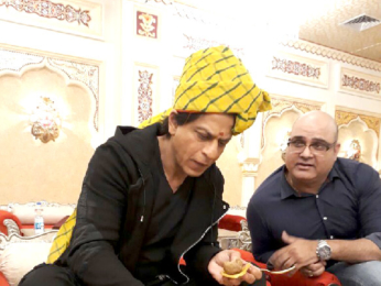 Shah Rukh Khan receives a royal welcome in Rajasthan