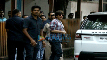 Shah Rukh Khan snapped at Film City