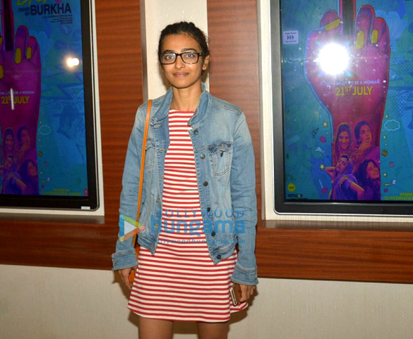 shraddha kapoor and radhika apte at lipstick under my burkha screening 2