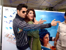 Sidharth Malhotra and Jacqueline Fernandez snapped at the trailer preview of ‘A Gentleman’