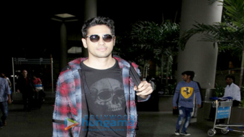 Sidharth Malhotra back from Aiyaary shoot