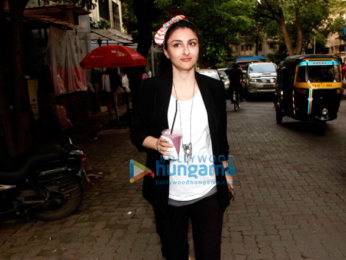 Soha Ali Khan snapped at The Kitchen Garden