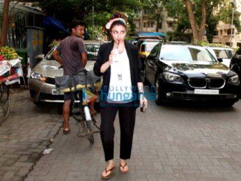 Soha Ali Khan snapped at The Kitchen Garden