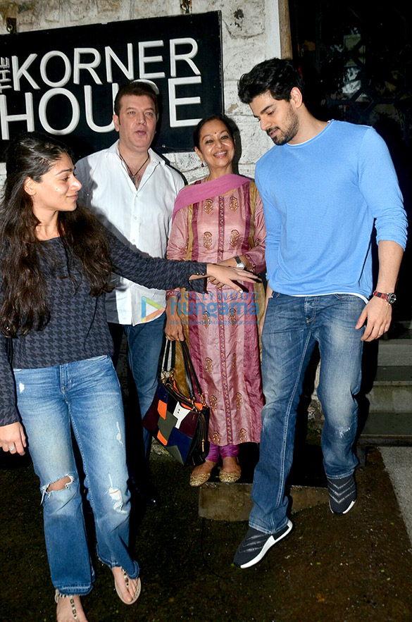sooraj pancholi family snapped post lunch at the korner house 3