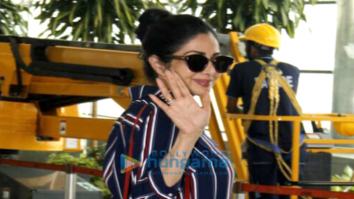 Sridevi and Akshaye Khanna snapped at the airport
