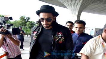 Superstar Ranveer Singh snapped at international airport