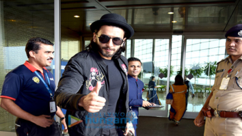 Superstar Ranveer Singh snapped at international airport
