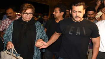 Superstar Salman Khan With Helen SPOTTED Leaving For IIFA New York 2017