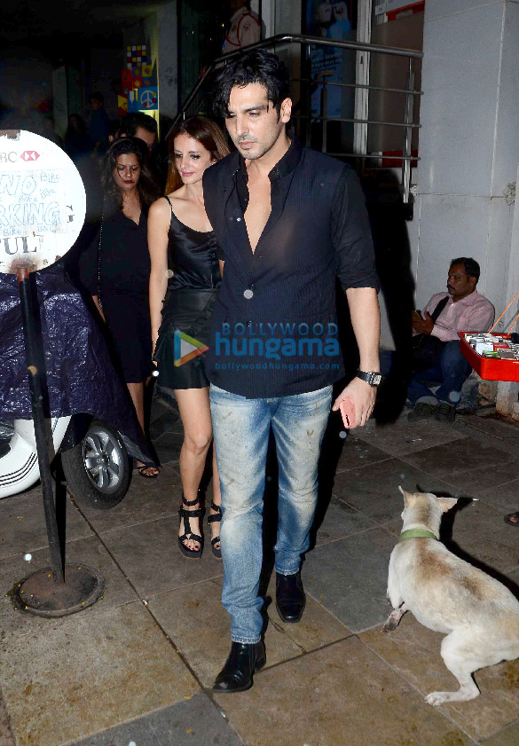 Sussanne Roshan & Zayed Khan snapped at the Bandra project