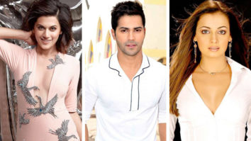 Varun Dhawan, Dia Mirza & Taapsee Pannu SIZZLE On The Stage Of IIFA Stomp At Times Square