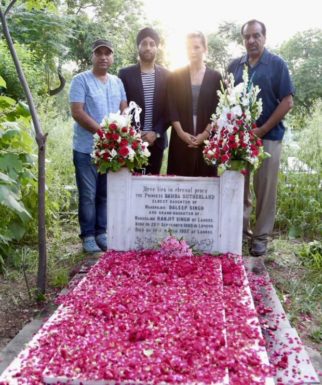 The Black Prince’s Director and Team visit Bamba Sutherland’s Grave