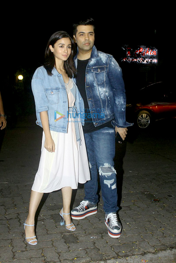 the effervescent alia bhatt was snapped with the hunky shahid kapoor beautiful anushka sharma and other celebs at the filmfare editor jitesh pillais birthday bash 11