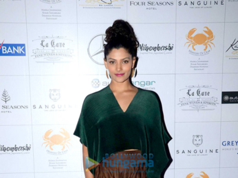 The gorgeous ladies Saiyami Kher and Pooja Hegde were snapped when they graced the Four Season's new lounge launch