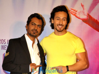 Tiger Shroff and Nawazuddin Siddiqui unveil the 'SWAG' song from their film 'Munna Michael'