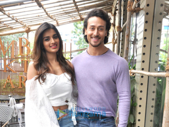 Tiger Shroff and Nidhhi Agerwal snapped promoting their film Munna Michael Tiger Shroff and Nidhhi Agerwal snapped promoting their film Munna Michael