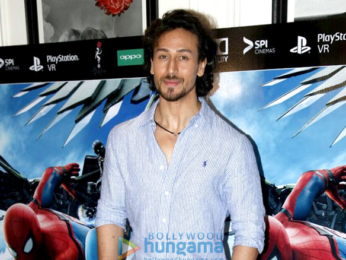 Tiger Shroff graces 'Spider-Man Homecoming' screening in Bandra