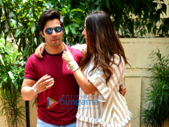 Varun Dhawan snapped on sets of the No Filter Neha show