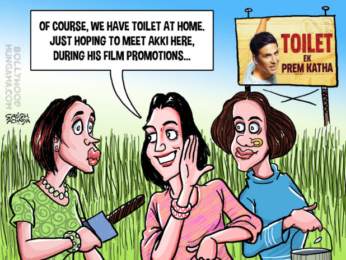 Bollywood Toons: Akshay Kumar is on Toilet movie promotions!