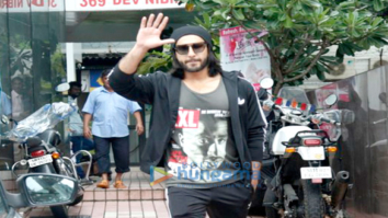Ranveer Singh snapped post gym